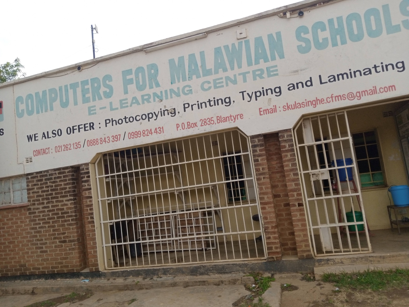 Computers for Malawian Schools training centre in Blantyre